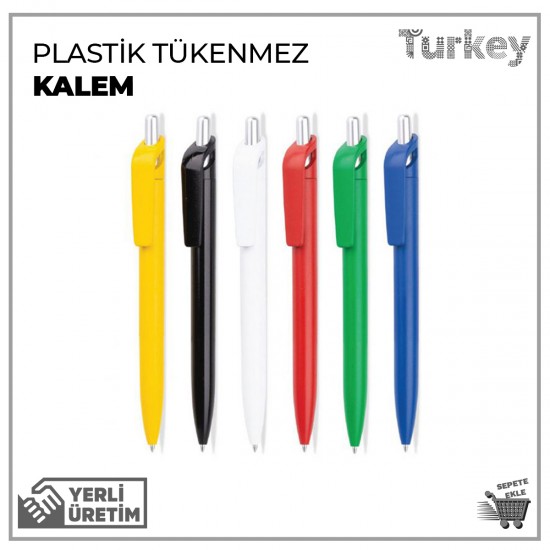 Plastik Tükenmez Kalem